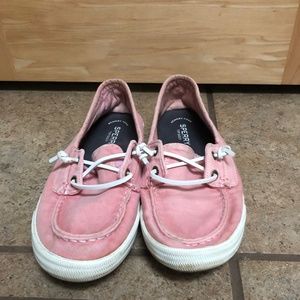 Sperry Women's Lounge Away Top Siders-PINK size 9